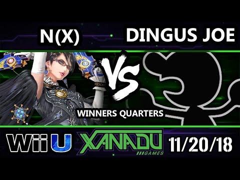 S@X 277 Smash 4 -  n(x) (Bayonetta) Vs.  Dingus Joe (Game and Watch) Wii U Winners Quarters