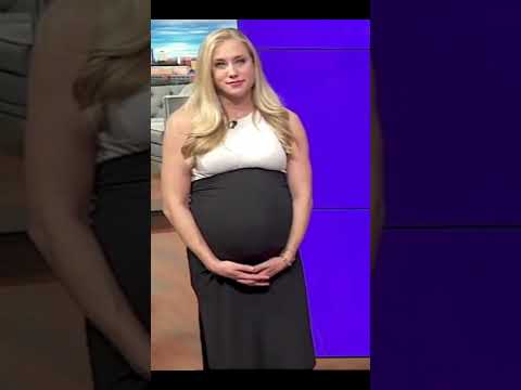 Leslie's hands under her massive pregnant belly #pregnancy #pregnantbelly #bigbellypregnant