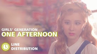 Girls&#39; Generation (소녀시대) - One Afternoon (어떤 오후) (Line Distribution)