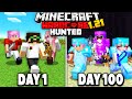 I Survived 100 days in 1.21 Hardcore Minecraft Manhunt