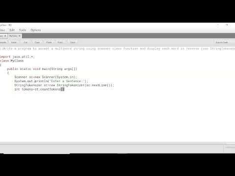 Program Using Stringtokenizer Rupesh Dey