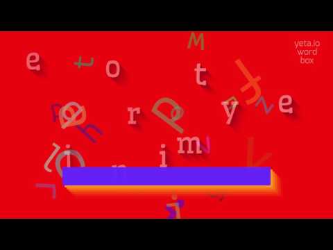 HOW TO SAY JERONYMITE? #jeronymite