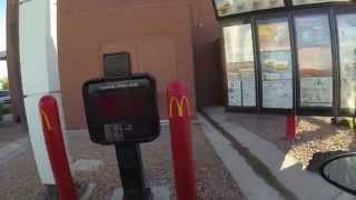 preview picture of video '$21.60, 2 McRibs, #3, #15, Sprite, McDonald's Drive-Thru, Gila Bend, Arizona, GOPR7495'