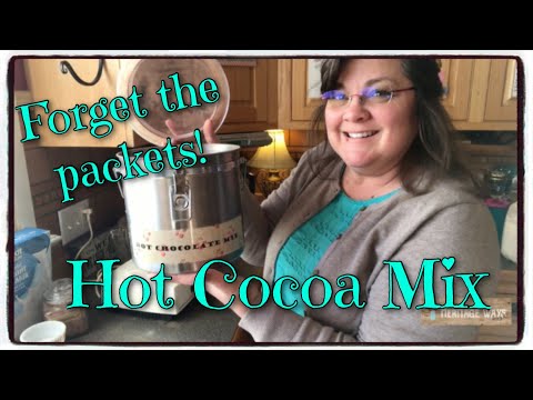 🤎Hot Chocolate Mix Recipe **HOT COCOA MIX** Prepper Pantry