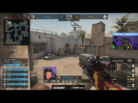CSGO Highlights - Autimatic 4 AWP kill to defense boomsite