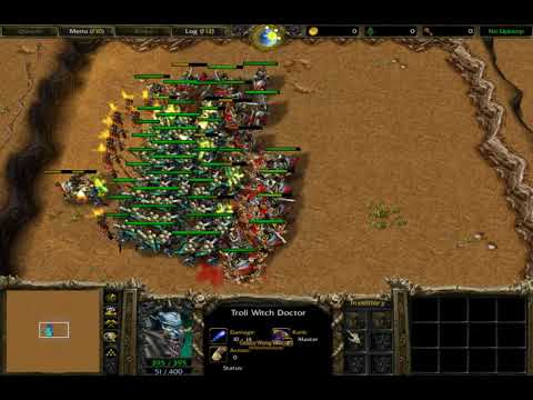 50 Troll Witch Doctor (100 Food) vs 25 Knight (100 Food) Fully Upgrade 1080p