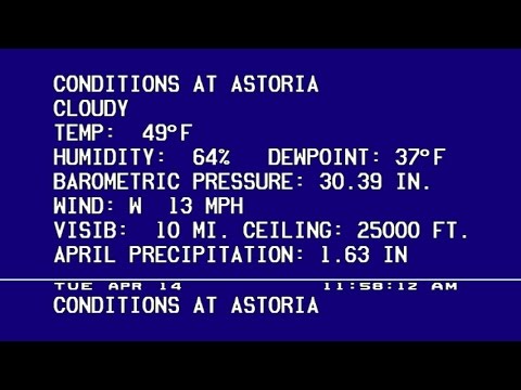 WeatherSTAR III/3000 Emulation- April 14, 2015