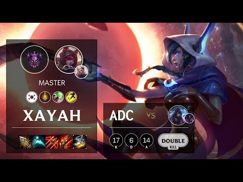 Xayah ADC vs Aphelios - KR Master Patch 10.12