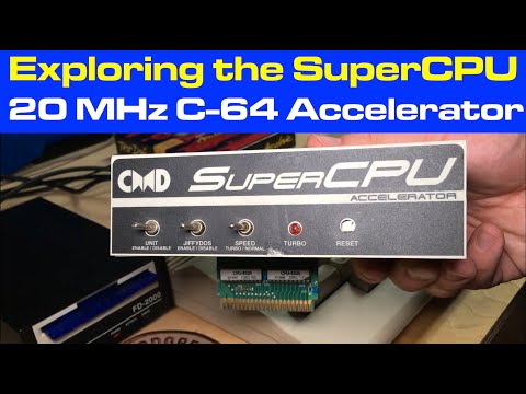 Exploring the SuperCPU Accelerator for C64