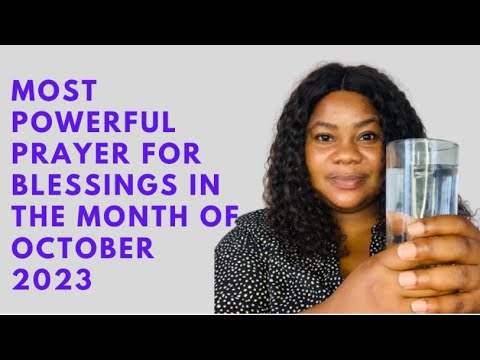 Most Powerful prayer for blessings in the month of October 2023 |1st October