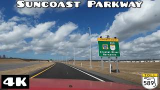 Florida 589 Northbound - Suncoast Parkway Full Route - 4K Drive