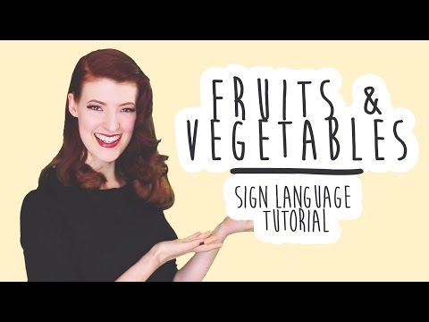 How to Sign Vegetable in BSL