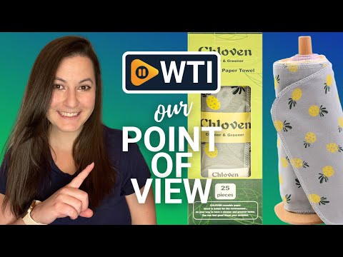 Paperless Towels Roll Washable Cotton Cloth - WTI product video review