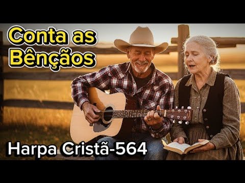 Harpa Cristã- Hino 564 "Conta as Bênçãos" | Com Letra