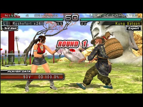 54_5 Julia chan vs Wang Ryona - TEKKEN DARK RESURRECTION ( Anakin x24 ) PPSSPP PC