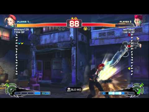 Haitani [Viper] vs ebimayo [Cammy] SSF4 Japanese Online Ranked Matches - TRUE-HD