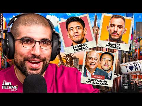 Video: Brandon Moreno, Renato Moicano, Scott Coker & Rich Chou IN STUDIO | The Ariel Helwani Show | 9/15/26