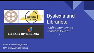 Dyslexia-Friendly Libraries