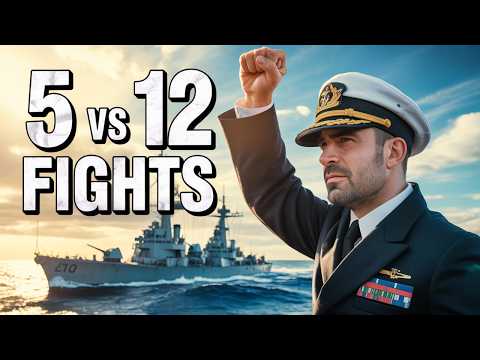 Win Asymmetric Battles in WoWS with SMART Tactics in 5 vs 12 Fights?