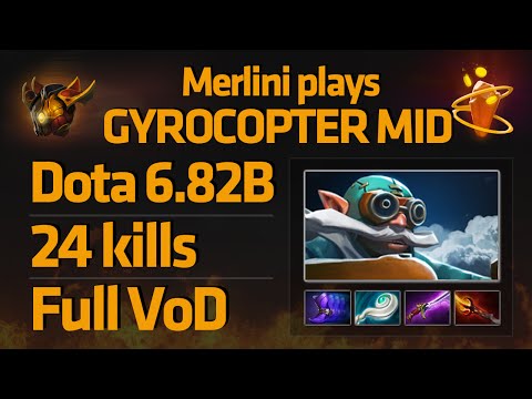 Merlini plays Gyrocopter mid [6.82b | Full VOD]