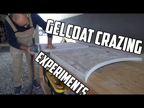⛵️ Gelcoat crazing experiments on our hurricane-damaged catamaran. Ep 663