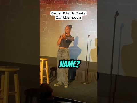 Only Black lady in the room❤️| Newest Stand up Comic @ropunzellthepoet follow for more.