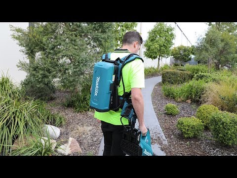 Makita 191A64-2 Nešiojama kuprinė akumuliatoriams, PDC01 video