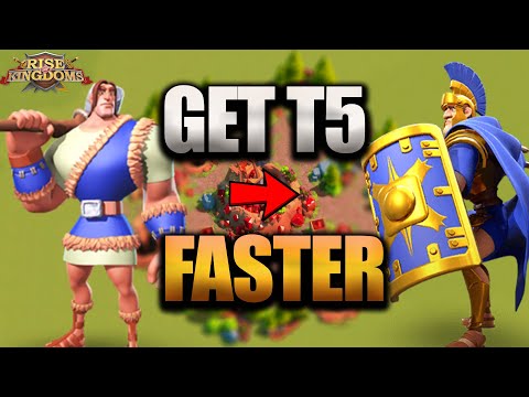 How To Unlock Your FIRST Tier 5 TROOP QUICKLY! Rise of  Kingdoms [Everything you need to know]