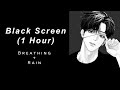 Soft Spoken Boyfriend comforts you to sleep [1 Hour] [Breathing + Rain Sounds] ASMR Roleplay