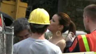 Eva Longoria & Teri Hatcher filming Desperate Housewives in Toluca Lake, CA video