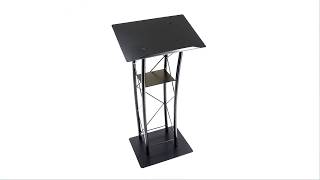 Podium - Iron - Black Powder Coated - 59cmx42cm (23