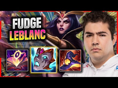 FUDGE IS A BEAST WITH LEBLANC! - C9 Fudge Plays Leblanc TOP vs Akali! | Preseason 2022