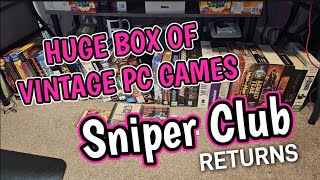 HUGE 40lb Box of Vintage PC Games!