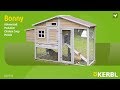 Chicken Coop Bonny With Metal Frame On Ground 81713