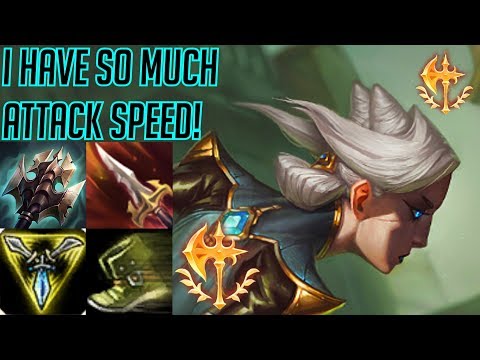 CAMILLE ONE TRICK BEATS TRYNDAMERE IN A SPLIT-PUSH USING SANGUINE BLADE! - League Of Legends