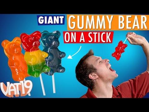 5 LB Giant Gummy Bear - Cherry - Sugar Life Candy