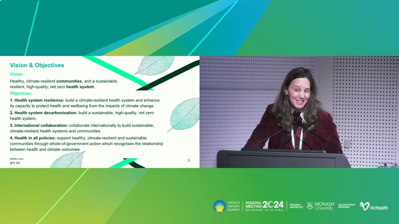 WHS Regional Meeting 2024 - Net zero & climate resilient health care services: How do we get there?