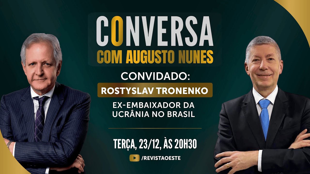 CONVERSA COM ROSTYSLAV TRONENKO - EX-EMBAIXADOR DA UCRÂNIA NO BRASIL