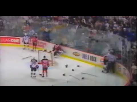 Line Brawl Hockey Fight - Buffalo Sabres vs NJ Devils