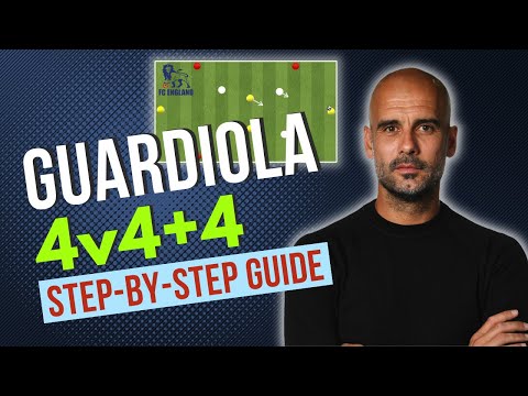 4v4+4 Guardiola Fußball Rondo: SCHRITT-FÜR-SCHRITT-Anleitung für Anfänger