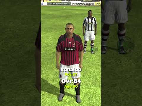 Prime AC MILAN ⚫🔴(FIFA 08) #ronaldo #kaka #nesta #shorts #milan #fifa #eafc24