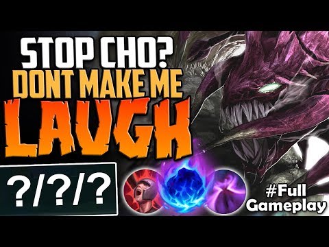 STOP CHO? DONT MAKE ME LAUGH | ONE SHOT YOUR FOOD | Cho'Gath vs Tryndamere TOP | S8 Ranked Gameplay