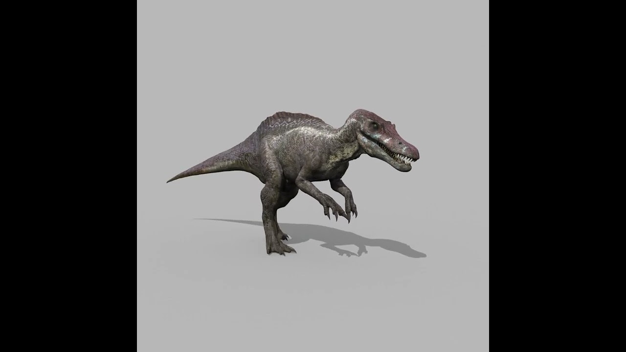 Suchomimus Tenerensis - 8K animated 3D Model