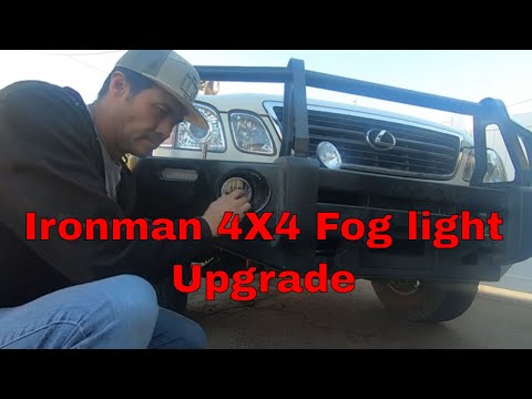 Ironman 4x4 Fog Light Upgrade // #landcruiser100 #lx470 #100serieslandcruiser