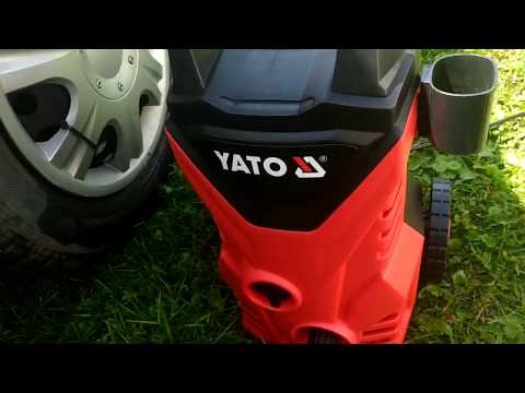 Мойка высокого давления YATO 1400 Вт, 10.5 МПа, 5 л/мин, 5 м шланг  Мойка высокого давления YATO 1400 Вт, 10.5 МПа, 5 л/мин, 5 м шланг