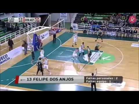Nikola Rakocevic (CÁCERES BASKET): 30 puntos al OVIEDO CB en LEB ORO 16/17
