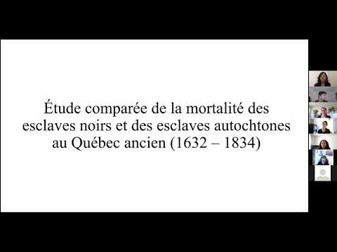Séance « Démographie historique au Québec »