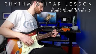 Download lagu Rhythm Guitar Lesson | RIGHT HAND WORKOUT | Learn to play more rhythmically mp3