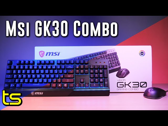 Bộ Phím Chuột MSI VIGOR GK30 GAMING COMBO