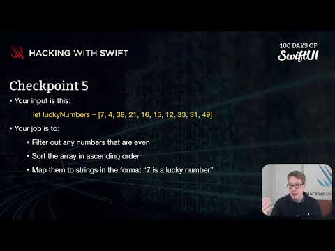 Checkpoint 5 – Swift for Complete Beginners